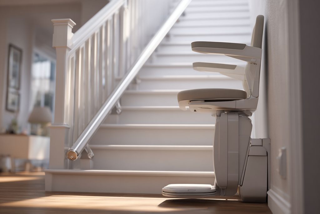 Devis monte-escalier maison plain-pied avec étage